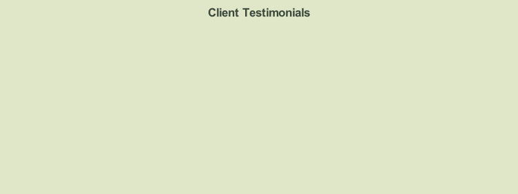 Client Testimonials
